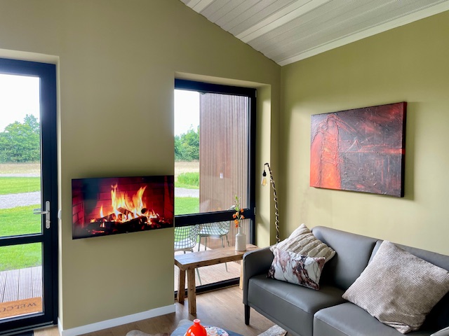 Interieur van tweepersoons vakantiehuis Interieur van tweepersoons vakantiehuis